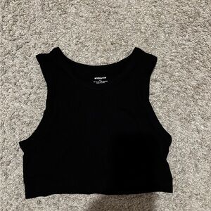 Ambiance Black Women's Crop Top